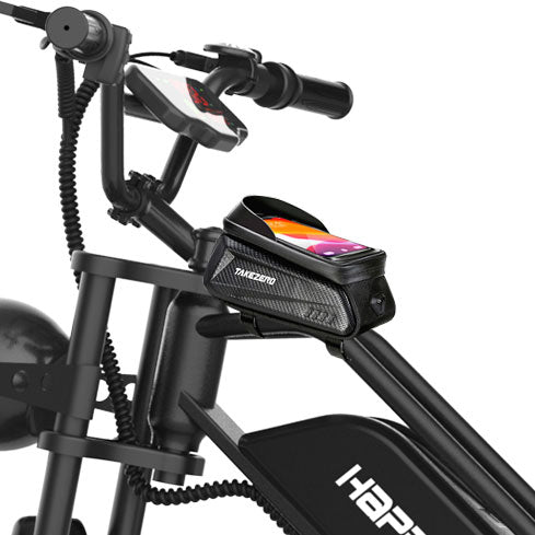 Bike phone mount online bag