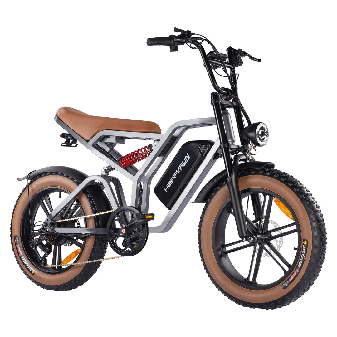 HappyRun Electric Bike For Sale G50 G60 Fat Tire Mountain E Bike 2023 Happyrun electric bike for sale g50 g60 fat tire mountain e bike 2023