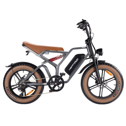 HappyRun Electric Bike For Sale G50/G60 Fat Tire Mountain EBike 2023