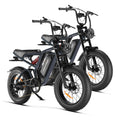 Happyrun Tank G60 Pro 1000W Moped Style Offroad Electric Bike Fat Tire