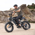 Happyrun Tank G60 Pro 1000W Moped Style Offroad Electric Bike Fat Tire