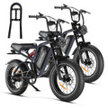 Happyrun Tank G60 Pro 1000W Moped Style Offroad Electric Bike Fat Tire